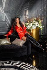 Amiatex Ženske overall hlače 79708, rdeča, UNIVERZáLNí