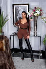 Amiatex Ženske overall hlače 79864, rjava, S
