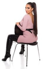 Amiatex Ženske overall hlače 79867, prašna roza, M