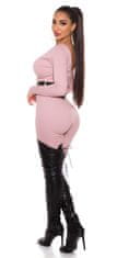 Amiatex Ženske overall hlače 79867, prašna roza, M