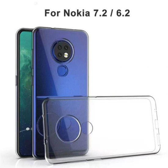 Ovitek za Nokia 6.2/7.2, silikonski, prozoren