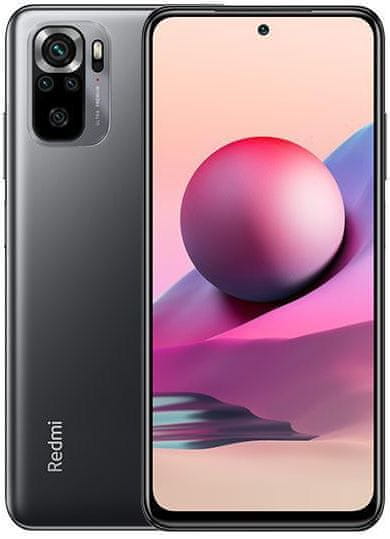 Xiaomi Redmi Note 10S pametni telefon, 6GB/64GB, siv (Onyx Gray)