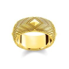 Thomas Sabo prstan | rumeno zlate barve, Srebro | 925 srebra, pozlačeno rumeno zlato