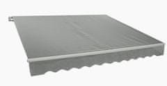 Rojaplast platnena streha P4512, 3,95 x 2,5 m, temno siva