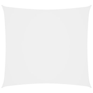 Vidaxl Senčno jadro oksford blago kvadratno 2x2 m belo