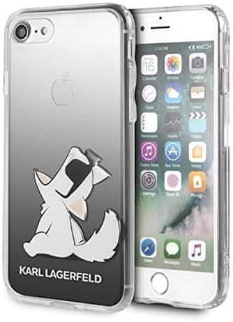 Karl Lagerfeld Choupette Fun ovitek za iPhone 7/8/SE 2020, prozoren