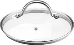 Bergner Lonec za kuhanje v pari iz nerjavečega jekla s pokrovom 20 cm Gourmet BG-6520