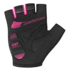 Wista Kolesarske rokavice WISTA GelPro ženske črna/rožnata - S - 80180 S
