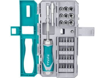 Total Izvijač z deščico Skupaj TACSD30336 izvijač z deščico z maticami in konicami, komplet 33, industrijski