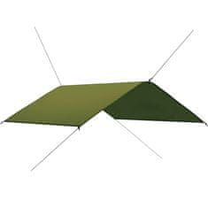 Vidaxl Zunanja ponjava 4x4 m zelena
