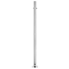 Vidaxl Vrtni tuš 215 cm nerjaveče jeklo