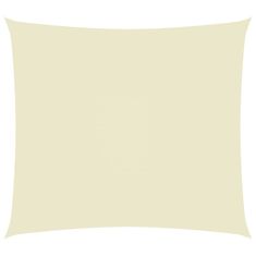 Vidaxl Senčno jadro oksford blago pravokotno 2,5x3,5 m krem