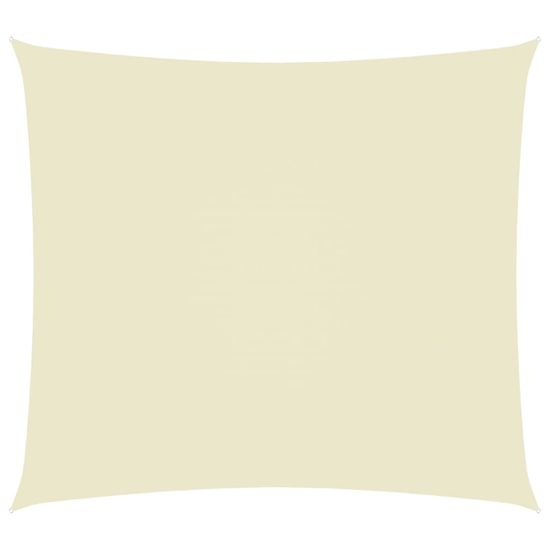 Vidaxl Senčno jadro oksford blago pravokotno 2,5x3,5 m krem