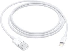 Apple polnilni in podatkovni kabel USB-A – Lightning, M/M, 1 m, bel (MXLY2ZM/A) - kot nov