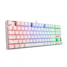 Redragon Kumara 2 K552-2 mehanska tipkovnica, RGB, TKL, modra stikala, bela