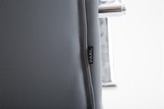 BHM Germany Pisarniški fotelj Vaud, umetno usnje, siva