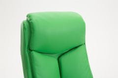 BHM Germany Pisarniški stol Vaud, umetno usnje, zelena barva