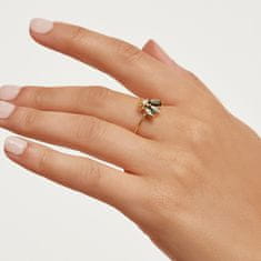 PDPAOLA Original pozlačen prstan s čudovito čebelico ZAZA Gold AN01-255 (Obseg 50 mm)