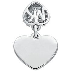 Michael Kors Romantična srebrna zapestnica s srcem MKC1118AN040