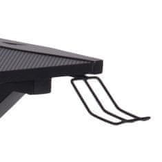 Design Scandinavia Igralna miza Ninja, 140 cm, črna