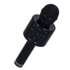 MG Bluetooth Karaoke mikrofon z zvočnikom, črna