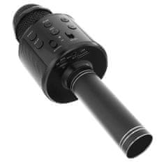 MG Bluetooth Karaoke mikrofon z zvočnikom, črna