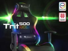 Genesis Trit 500 RGB stol, črn