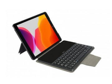 Gecko Keyboard Cover ovitek s tipkovnico za iPad 10.2 (7. in 8. generacija), črn