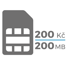 Secutek Kartica SIM (200 CZK / 200 MB)