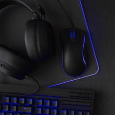MG gaming podloga za miško, RGB LED, 80x30 cm, črna
