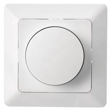 Emos Zatemnilno stikalo - dimmer vgradno belo