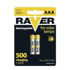 Emos Rezervne baterije za solarne svetilke RAVER SOLAR AAA 400mAh 2 kosa