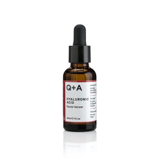 Q+A Pleť serum s hialuronsko kislino (Facial Serum) 30 ml