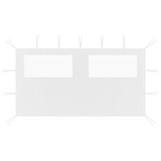 Vidaxl 3070424 Gazebo Sidewall with Windows 4x2 m White (315313)