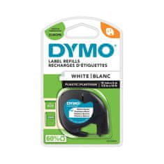 Dymo LT trak 12mm, črna na beli, 91201, S0721660