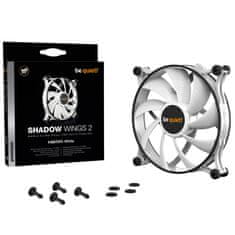 Be quiet! Shadow Wings 2 ventilator, 140 mm, bel (BL090)