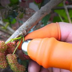 Netscroll Naprstni vrtnarski nož + zaščita za prst, vrtnarski nož za rezanje rastlin, ThumbKnife