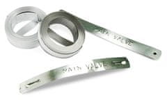 Dymo mehanski trak 12mm, nerjaveče jeklo, brez lepila (32500)