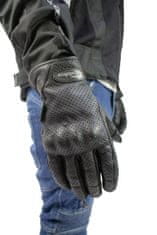 Cappa Racing Usnjene motoristične rokavice MASS CE, kratke, črne XS