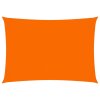 Senčno jadro oksford blago pravokotno 6x8 m oranžno
