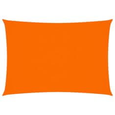 Vidaxl Senčno jadro oksford blago pravokotno 6x8 m oranžno
