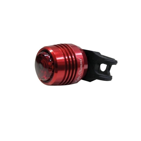 Barbieri LED kolesarska svetilka, 15 lm, rdeča