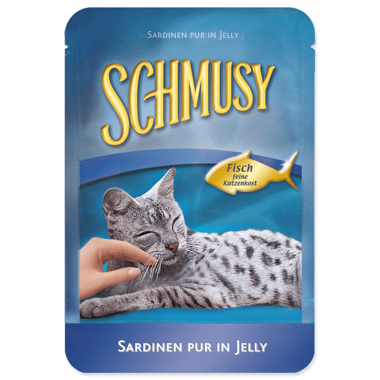 Schmusy hrana za mačke Nature Fish, tuna in sardine, 24 x 100 g