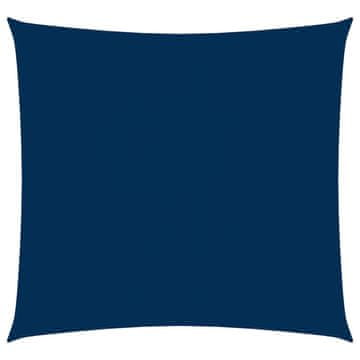 Vidaxl Senčno jadro oksford blago kvadratno 6x6 m modro