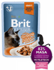 Brit Premium fileji purana v želeju, za mačke, 85 g, 24 kos