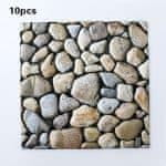 Netscroll 3D stenske nalepke tapete v imitaciji kamna Stones3DWallpaper