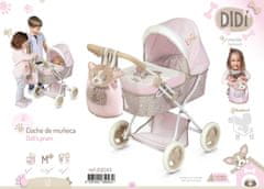 DeCuevas zložljivi voziček za punčke z nahrbtnikom DIDI 85043