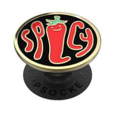 PopSockets PopGrip držalo/stojalo, Spicy Black – Enamel