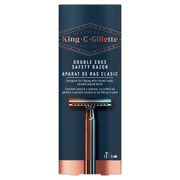 Gillette King C. moški brivnik, 5 glav za britje