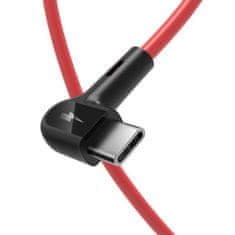 Blitzwolf BW-AC1 kabel USB / USB-C 3A 1.8m, rdeča